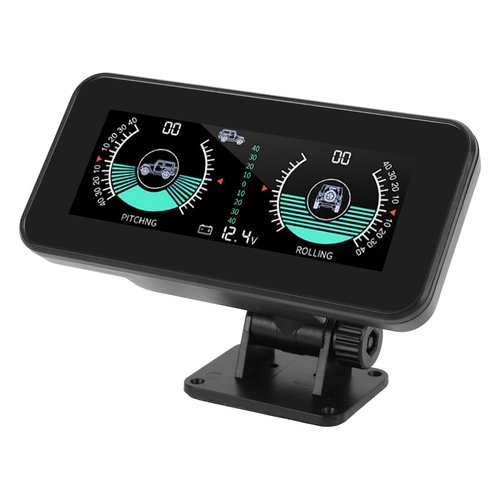 Fydun Car Inclinometer Level Tilt Gauge, HUD Car Electronic Clinometer Indicator Digital Inclinometer Car Angle Slope Meter for Automobile