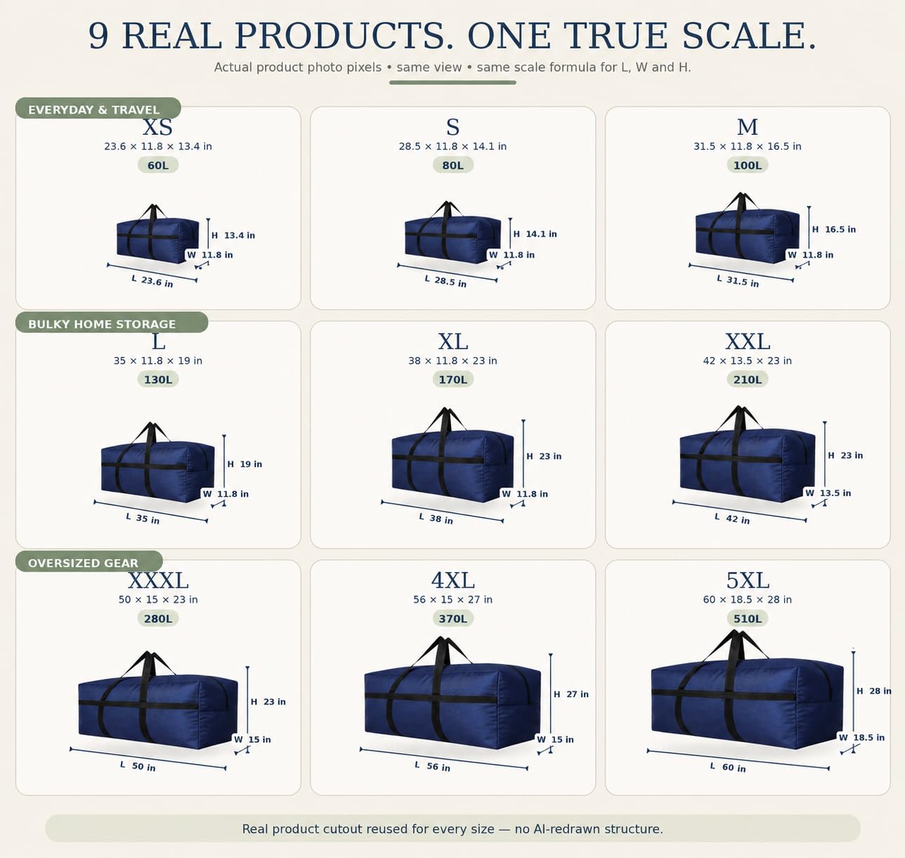 YiKitHom Extra Large Storage Duffle Bag for Travel, Black Oversized Giant Big Traveling Duffle Bag