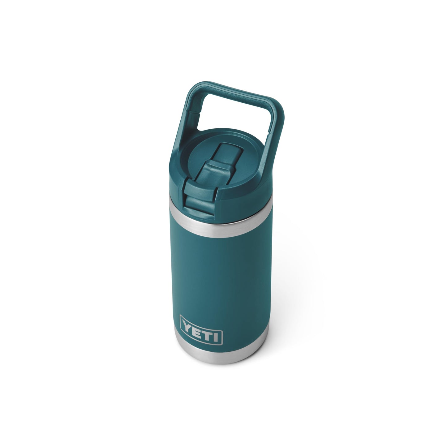 YETI Rambler Jr. 12 oz Kids Bottle, with Straw Cap, Agave Teal, 21071502562