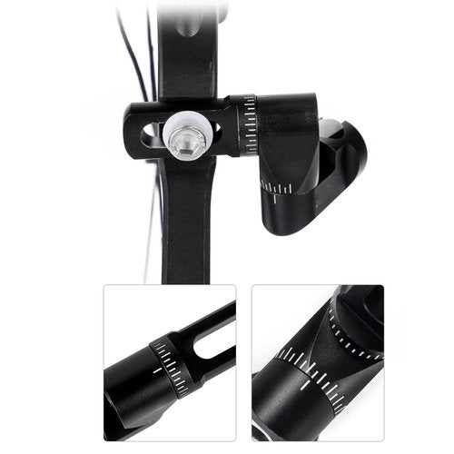 RiToEasysports Quick Release V Bar for Bow Stabilization, Adjustable Single Side V Bar Mount Multi Angle Adjustment Ideal for