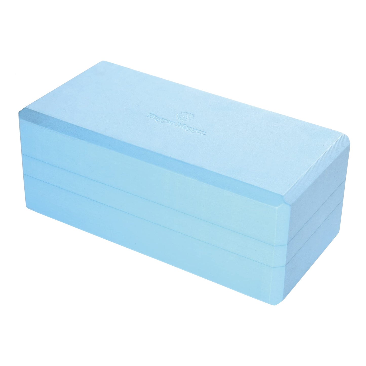 Hugger Mugger 5 in. Big Foam Yoga Block - Extra Large Size, Dense Foam, Reliable Support, Beveled Edges for Comfort, Great if You're Taller or Less Flexible