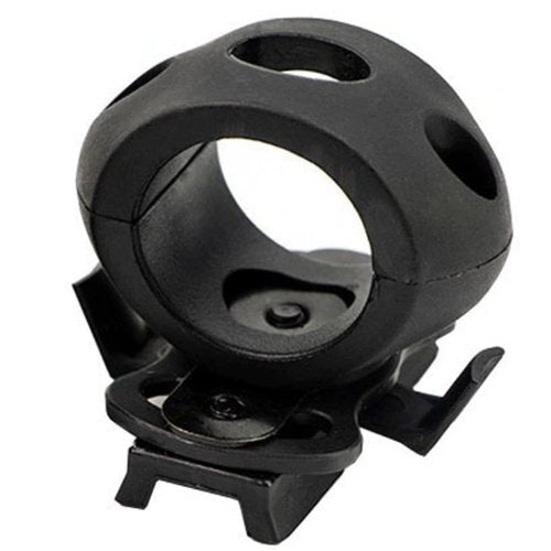 DKJEkdje Helmet Flashlight Holder Mount, Quick Release Tactical Airsoft Flashlight Clamp Mounting Bracket for Fast Helmet ARC Rail Fast ACH MICH Bump Helmet