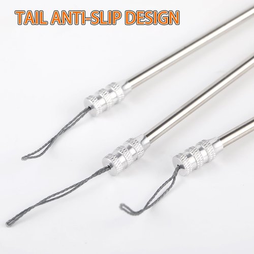 BKEBOLTS 20PCS 5.6" Slingshot Fishing Darts Arrows Stainless Steel Fishing Slingshots Reel Dart for Adults Hunting Shooting Fishing Slingshot