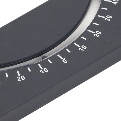 gernie Tube Clinometer, ‑40 to 40 Degree High Resolution Angle Inclinometer, Compact Portable Clear Reading ABS Marine Clinometer with Fixing Hole for Horizontal Micro Angle Measuring