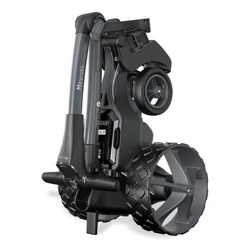 Motocaddy M7 Remote Electric Golf Caddy - Electric Golf Push Cart with Remote, All-Terrain Ready, Automatic Downhill Control, and Long-Lasting Battery - Accessories Included (Black)
