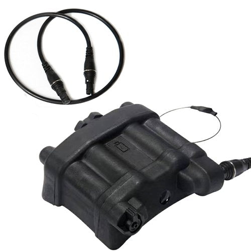 Tactical Paintball NVG AN/PVS-31 Helmet Battery Box Dummy Model No Function Case for Cosplay Outdoor Sports Airsoft (BK)