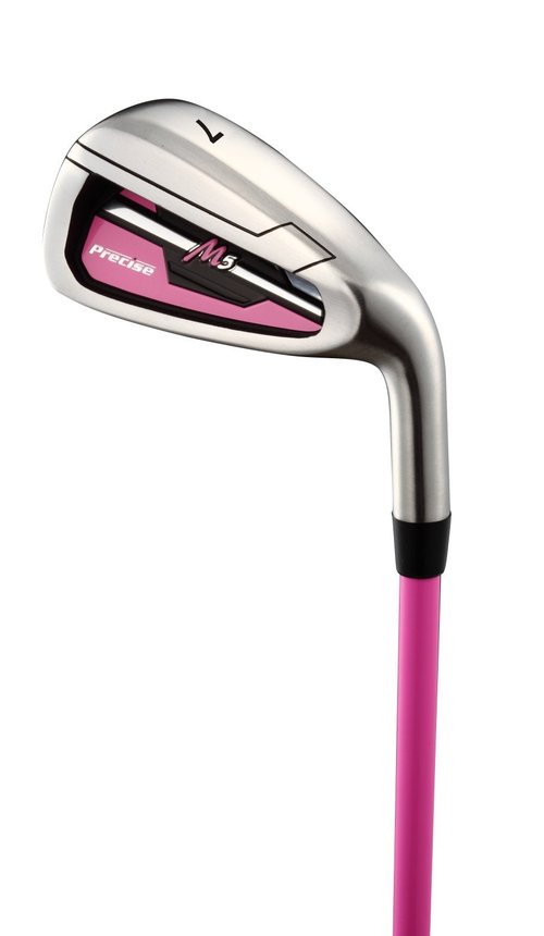 Precise M5 Ladies Complete Left & Right Handed Golf Club Set | Complete Regular & Petite Womens Golf Clubs Set | with 3 HC's, Lightweight Shafts & Spacious Stand Bag w/Pockets & Dual Carrying Straps