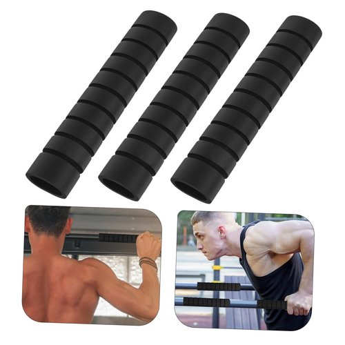 IMIKEYA 3Pcs Pull Up Bar Foam Padding - Thick Slip-Resistant Sponge Covers for Chin Up Bar Comfortable Grip Foam Handles for Enhanced Performance and Safety