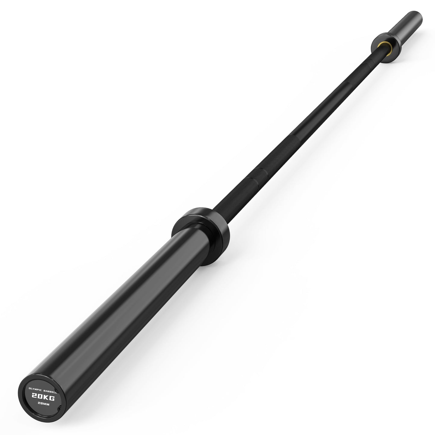 HANDBODE 7 FT Olympic Barbell 45 LB, 2-Inch Weight Bar, 1000 LB, Black
