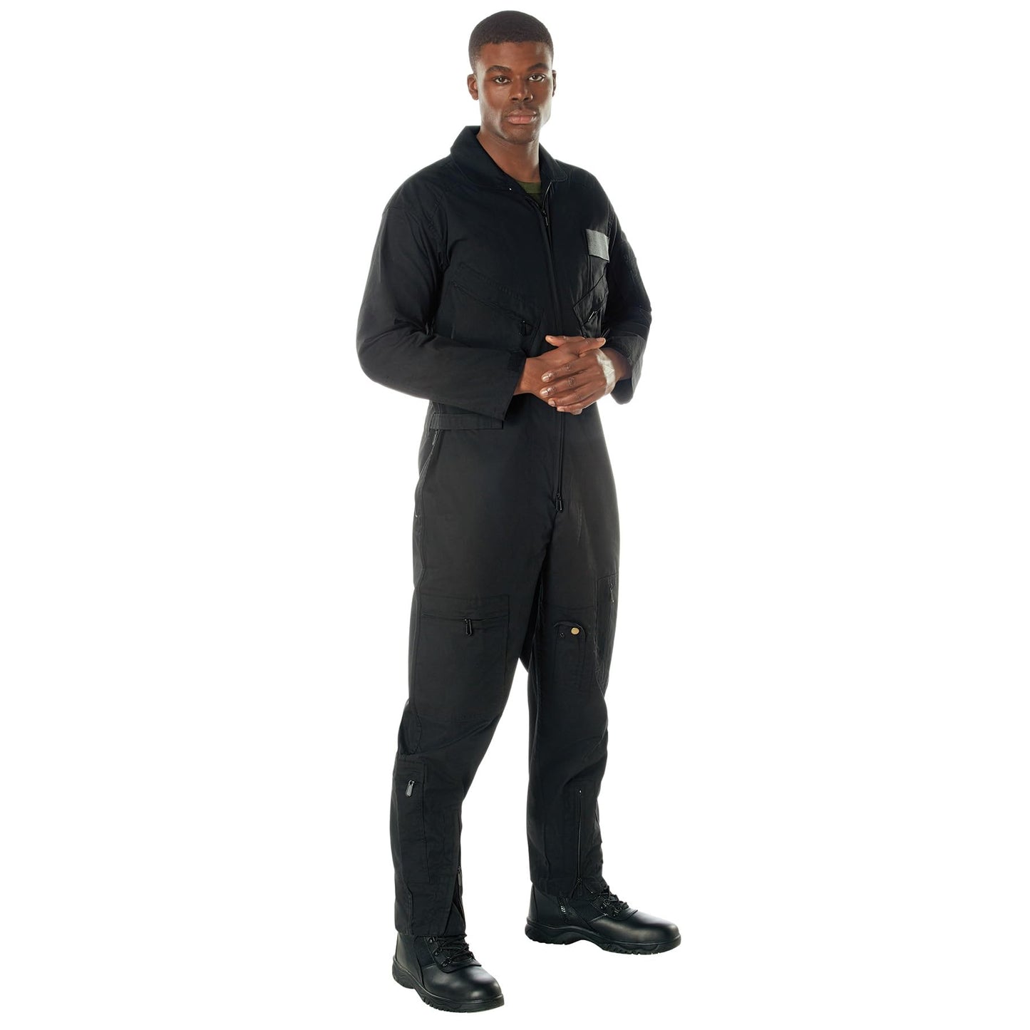 Rothco Flight Coverall, Black, Large
