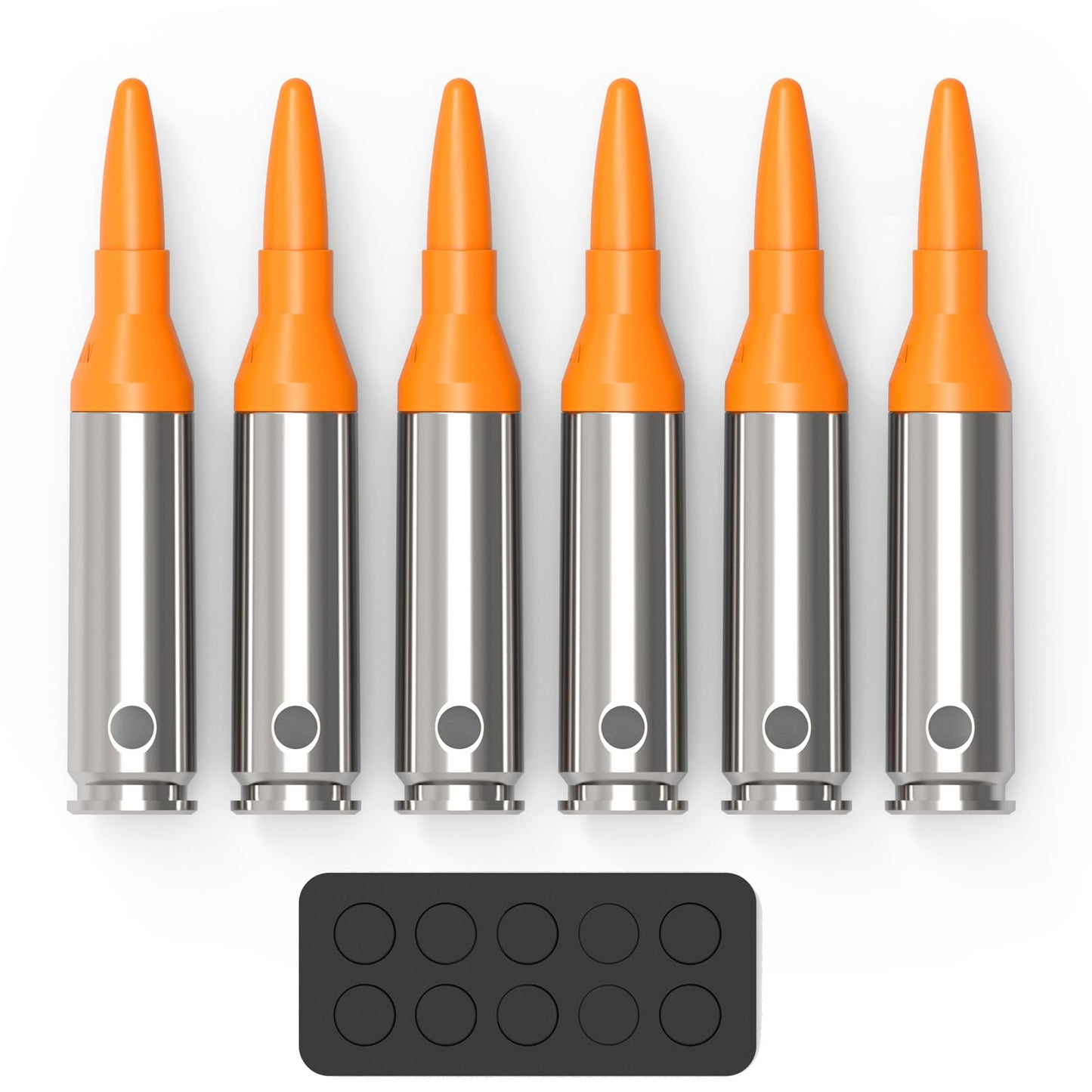 GORTAR 243 Win Snap Caps Training Dummy Rounds Practice Safe Loading Firing Close to Real Weight -6 Pcs