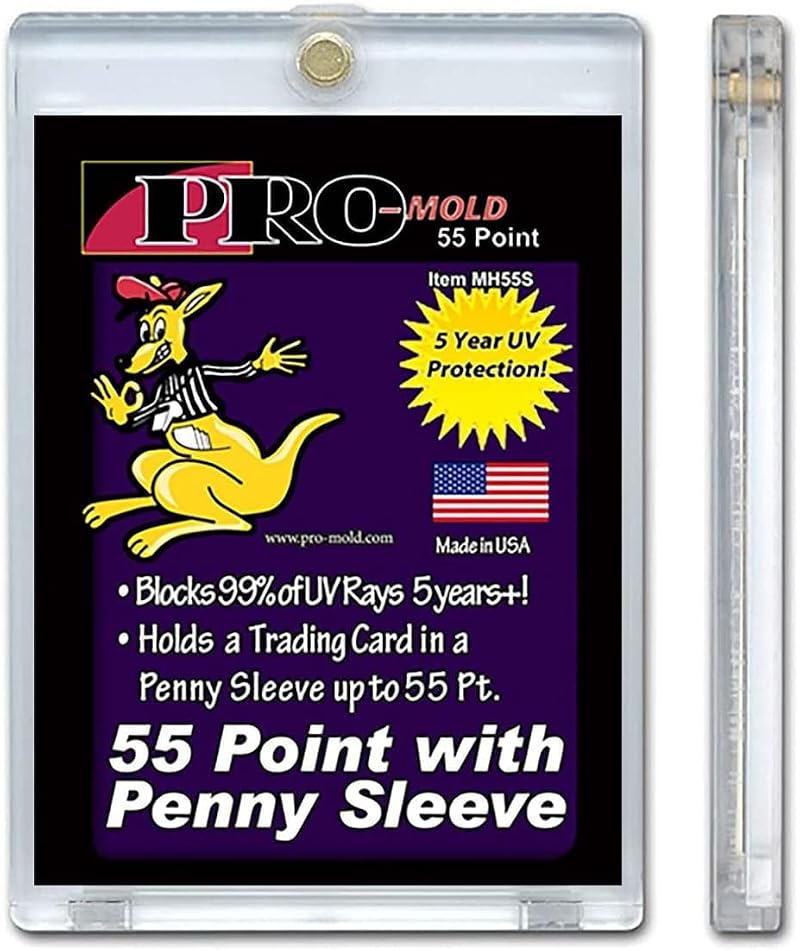 5-Pack Pro-Mold 55pt Magnetic Card Holders with Gold Closure