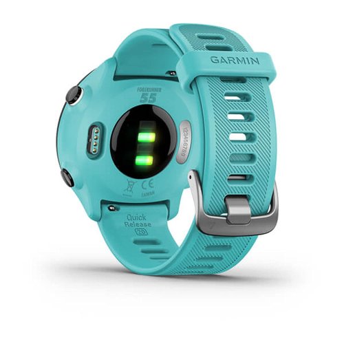 Garmin Forerunner 55, GPS Running Watch with Daily Suggested Workouts, Up to 2 weeks of Battery Life, Aqua One Size (Renewed)