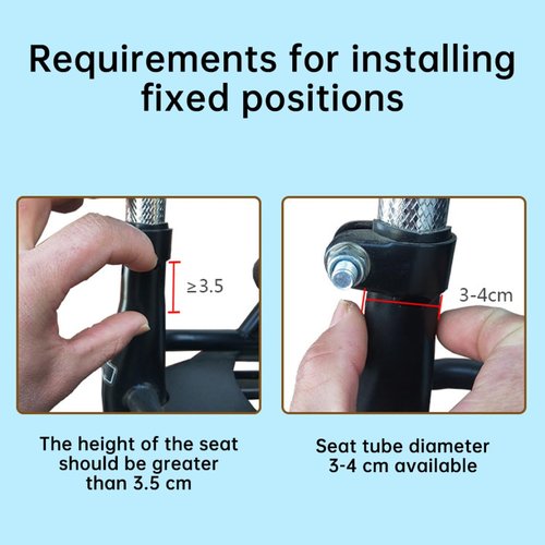 Child Bike Saddle Safety Handle Front Mount Seat Foldable Quick Release Baby Chair Accessories Child Safety Bike Saddle