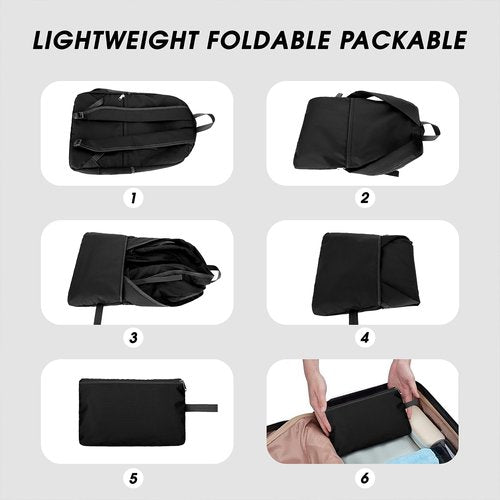 Hiking Backpack Waterproof, 25L Lightweight Foldable Backpack, Small Packable Outdoor Travel Day Running Pack for Women Men