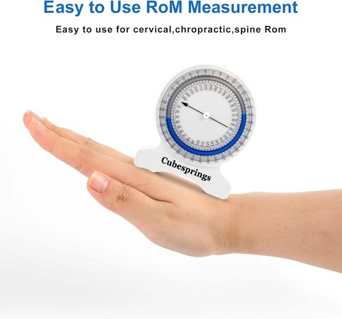 Cubesprings Inclinometer Physical Therapy - Accurate Range of Motion (ROM) Measurement Leak-Proof Construction- Easy to Use Inclinometer for Physical Therapist or Student