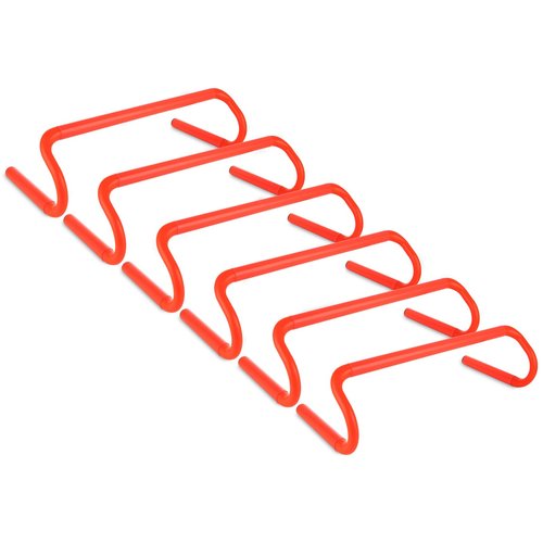 ASelected 6 Pack Hurdles Training Equipment 6 inch Agility Hurdles for Agility Training, Mini Speed Hurdles Wickets Track and Field, Speed Training Equipment for Soccer Basketball Hurdle Training