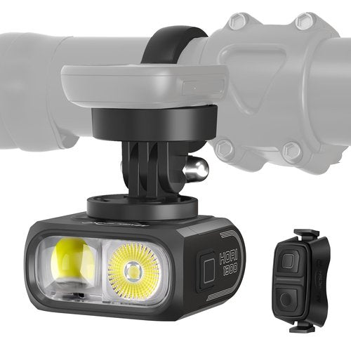 Magicshine Hori 1300 Bike Lights for Night Riding, High and Low Beam, USB-C Rechargeable Bike Headlight, IPX 6 Waterproof Bike Front Light for Road Urban Cyclists-1300 lumens