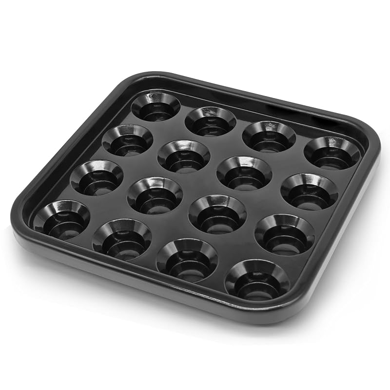 MoyanSuper Black 16-Ball Billiard Ball Storage Tray