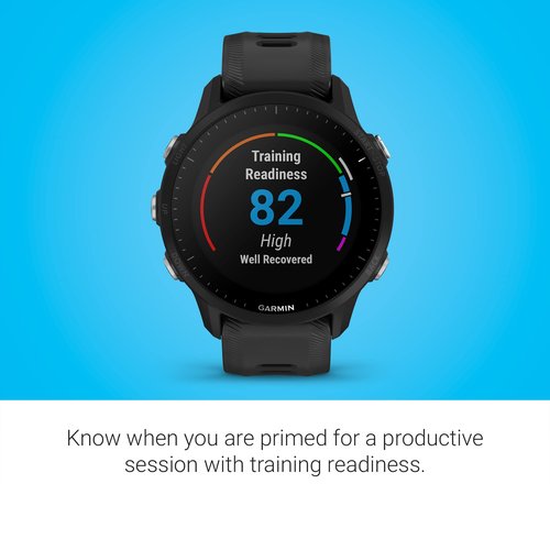 Garmin Forerunner® 955, GPS Running Smartwatch, Tailored to Triathletes, Long-Lasting Battery, Black (Renewed)