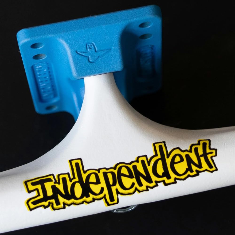 INDEPENDENT Truck Company 166 Stage 4 Pro Mark Gonzales Flat White Blue Standard Skateboard Trucks