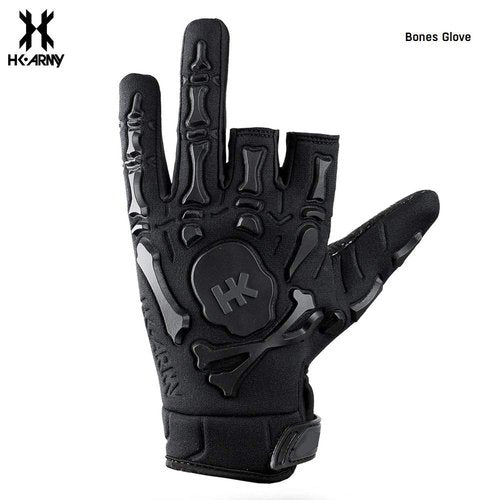 HK Army Bones Paintball Gloves (Small, Black)