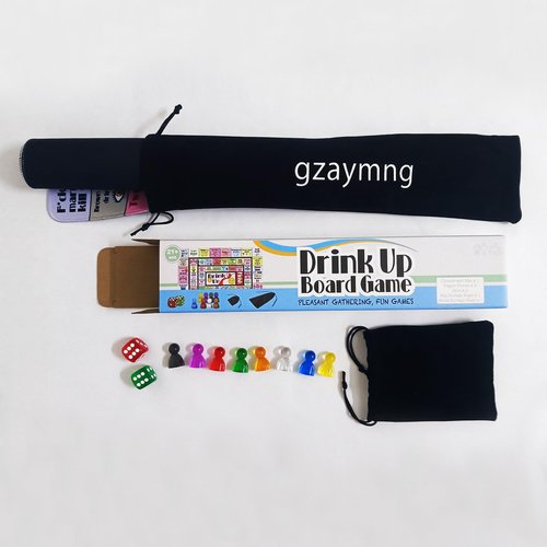 gzaymng Drinking Board Games for Adults, Funny Party Interactive Drinking Games for Game Night, Birthday, Family Play or Any Occasion, Age 21+, 2-8 Players (Multicolor)