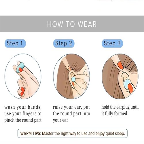 Soft Foam Shooting Ear Plugs - 5 Pair Plus Travel Case, Comfortable Earplugs for Hunting, Tactical, Target, Skeet and Trap Shooting (Orange, One Size)