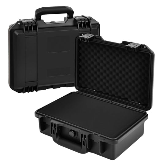 INCHOICASES Gun Case with DIY Customizable Pre-cut Foam, Hard Shell Pistol Case, Travel Safe Case for Outdoor&Indoor Use, IP67 Waterproof