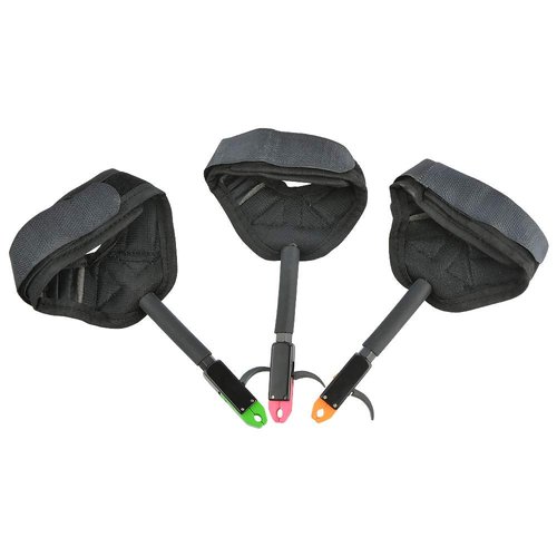 Archery Bow Release Aids Youth Bow Release Trigger Quick Release Wrist Release Adjustable Nylon Strap for Right Left Handed Children Junior Kids (Green)