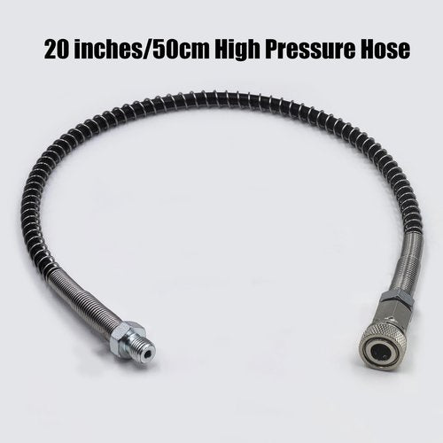 Aopkeo DIN Valve Fill Station Adapter 4500psi/300bar with 20inches Hose Dual Gauge for Charging Scuba Tank Paintball PCP Airsoft Diving HPA Cylinder (M18*1.5 Thread)