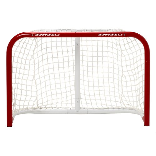 Winnwell Regulation Size Hockey Net - Indoor & Outdoor Heavy Duty Goal - Good for Street, Field & Rink (36")