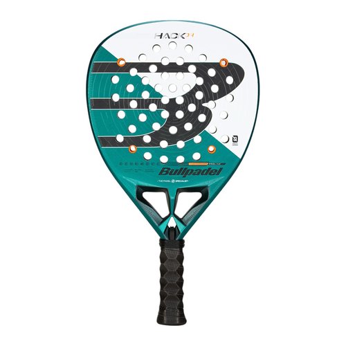 BULLPADEL Padel Racket HACK 04 2025| Professional Diamond Shape Pala Padel | TriCarbon 3D & MultiEva Core | Total Channel Aerodynamics & TriCore Stability| Dynamic Power & Enhanced Control Smart Holes