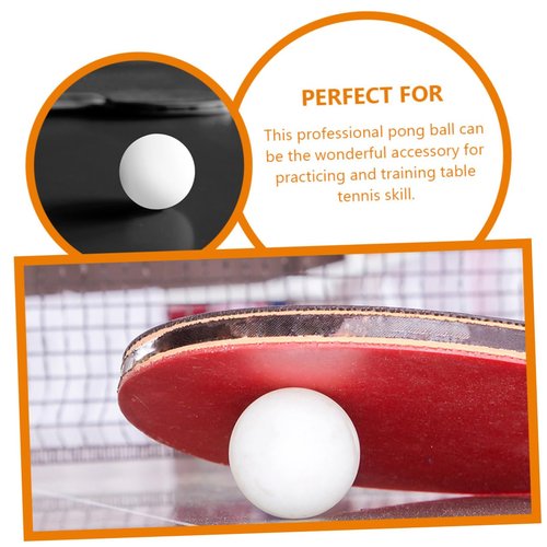Abaodam 50pcs High Bounce Table Tennis Balls Durable Pong Training Balls for Parties Classroom and for Teaching and Reward Activities
