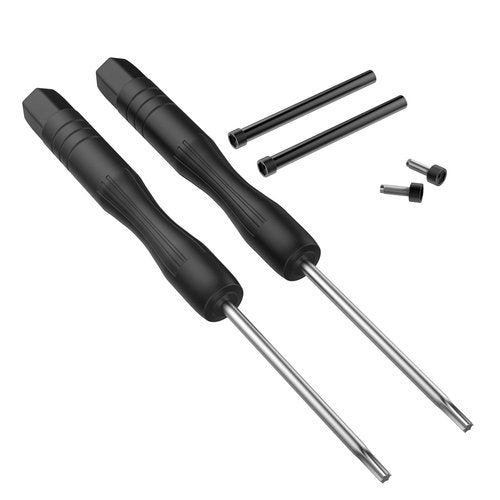 Fit for Garmin Fenix 6X/Fenix 5X/Fenix 3 Screw Accessory, 26mm Stainless Steel Replacement Screws with 1Pair Screwdrivers Removal Tool for Garmin Fenix 5X Plus, Fenix 6X Pro, Fenix 3 HR