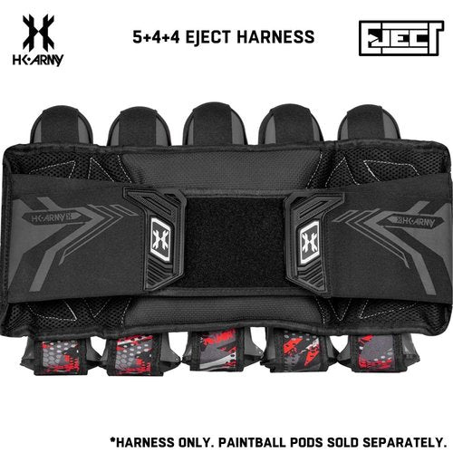 HK Army 5+4 Eject Paintball Harness Pod Pack - Scorch