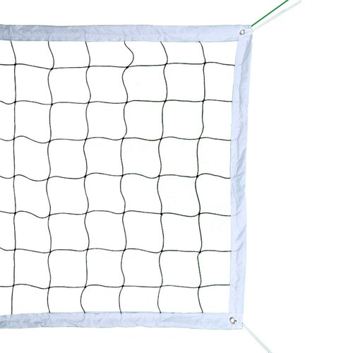 Professional Volleyball Net Outdoor with Aircraft Steel Cable, Heavy Duty VolleyballNet for Backyard, 32x3FT Portable Volleyball Nets for Pool Schoolyard Beach, Badminton/Pro VolleyballNets Set