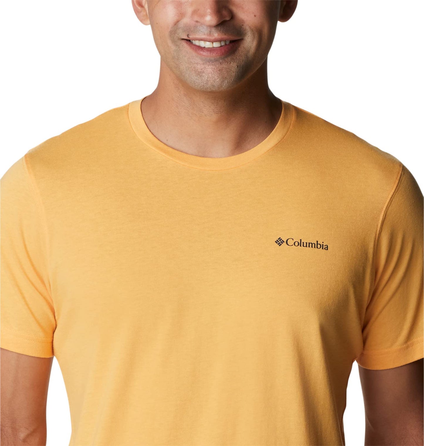 Columbia Men's Thistletown Hills Short Sleeve, Mango Heather, Small