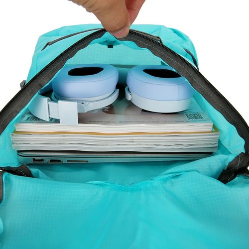 Foldable Hiking Backpack - Small Lightweight Daypack Breathable Travel Backpacks for Men Women-Lake Blue