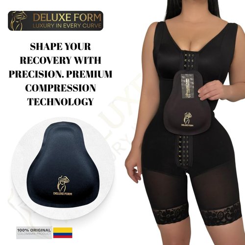 DELUXE FORM Ab Board Post Surgery – Pear-Shaped Abdominal Binder Compression Board for Tummy Tuck, Lipo Foam Support for Post Surgical Recovery, BBL Accessories, Fajas Colombianas Moldeadoras