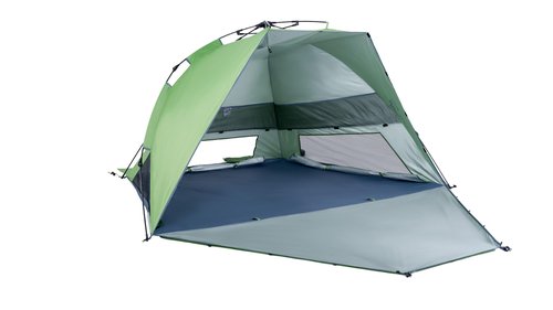 Three Bears Pop Up Beach Tent Sun Shade Shelter for 3-4 Person, UPF 50＋ UV Protection, Lightweight & Easy Setup Beach Shade Canopy, Portable Beach Shade Tent Beach Cabana (Green)
