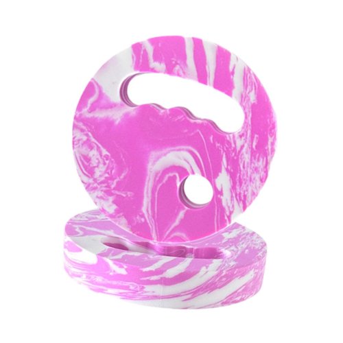 Menolana Water Exercise Discs Pool Resistance, Swim Discs Lightweight Buoyancy EVA Foam Aerobic Equipment for Water Workout Beach Pool, Pink White