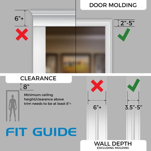 Ultimate Body Press XL Doorway Pull Up Bar with Elevated Bar & Adjustable Width