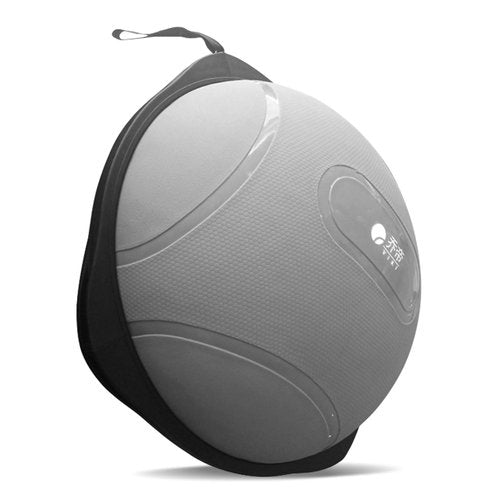 Half Yoga Ball, Stable Ball for Fitness, core Stability Training for Family Fitness Exercise, Skid Equipment for Training， Exercise Equipment (Grey Pill-Medium)