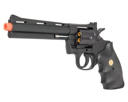 UKARMS G36B Spring Airsoft Magnum Revolver Replica w/ Shells + 6mm BBs (Black)