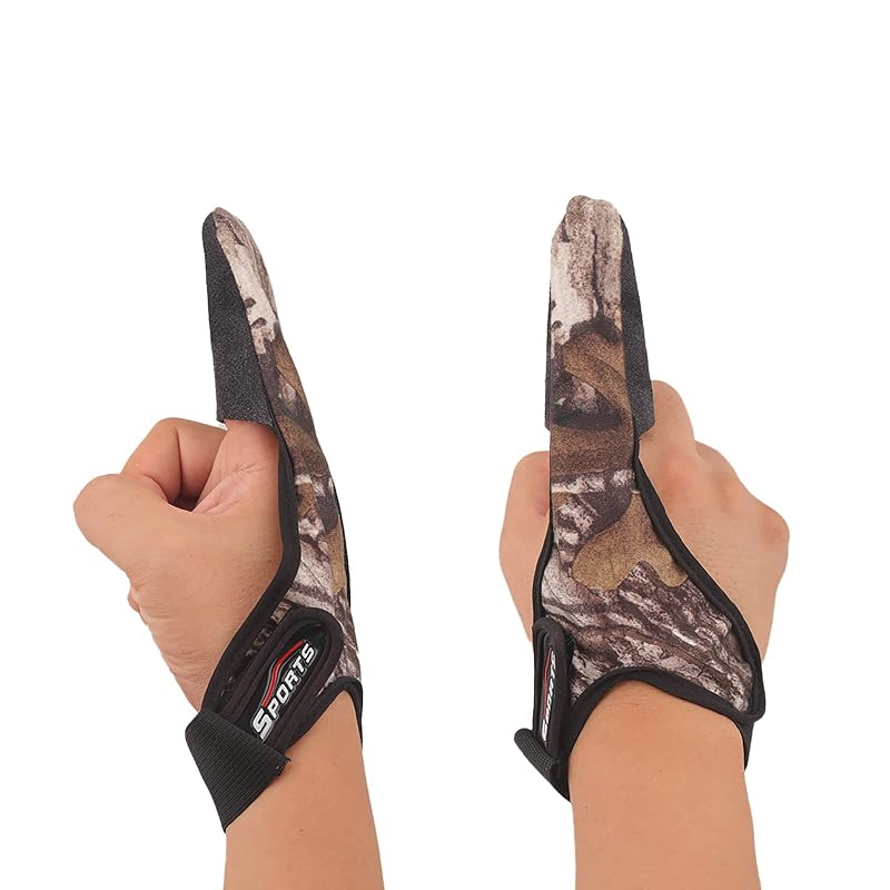 Single Finger Fishing Gloves for Surf Casting – 2pcs Grey, Abrasion-Resistant