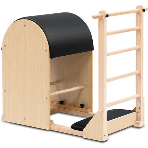 apdale Ladder Barrel Pilates Equipment, Pilates Barrel Ladder Barrel Exercise Equipment for Home Workout Yoga Fitness Gym Strength and Flexibility Use