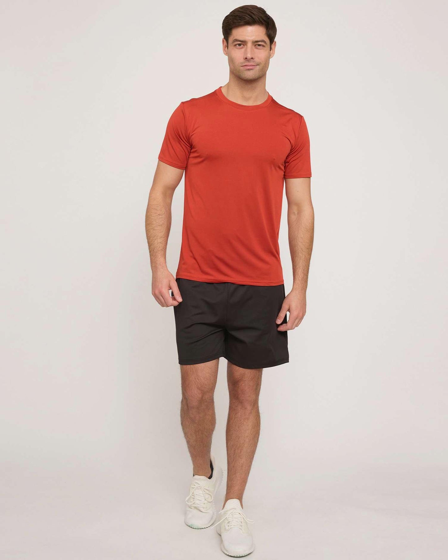 Real Essentials 5 Pack: Men's Dry-Fit Short Sleeve Crew Neck T Shirts Fitness Running Gym Workout Cool Exercise Athletic Tee, Set 17, XX-Large