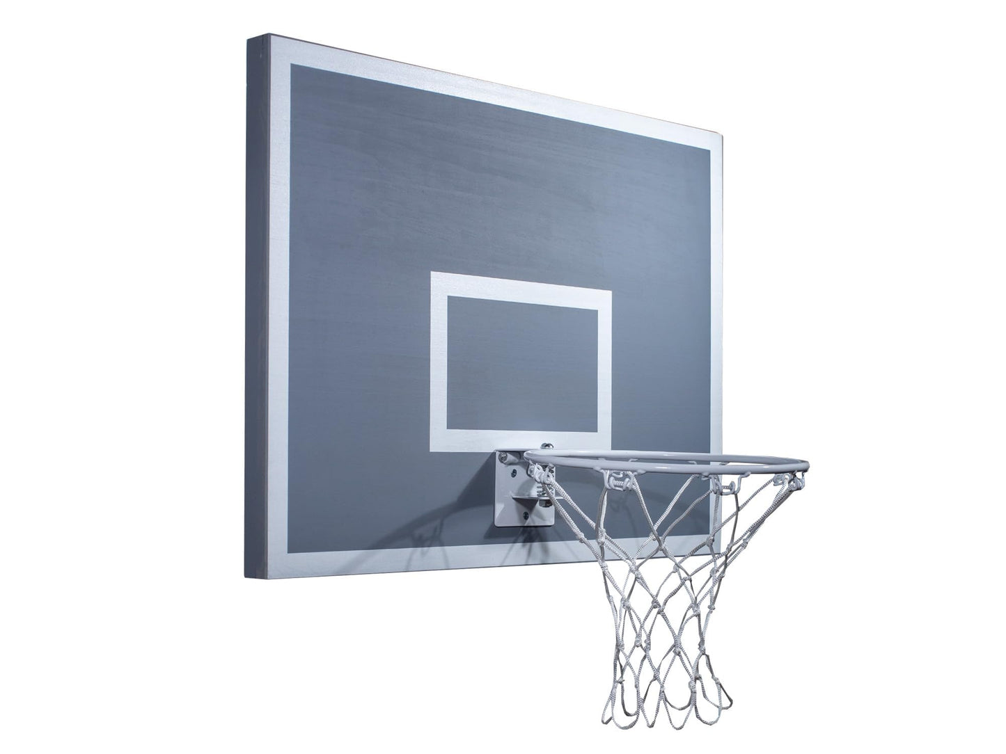 CALIKIWIPROS Mini Basketball Hoop Set Pro League Decorative Solid Wood Wall Mount, Includes 9’ Hoop & 5 mini basketballs, Classic Look with Colors Matching Some pro Teams. (GW)