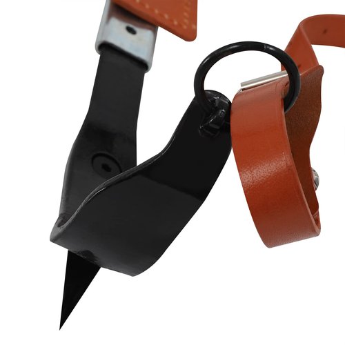 Resfirme Tree Climbing Gear，1 Pair Strong Bearing Capacity Tree Climbing Spikes with Safety Belt & Foot Straps Adjustable Length 440Lbs Load Capacity Tree Climbing Equipment for Cut Down Wood